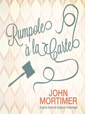 cover image of Rumpole à la Carte